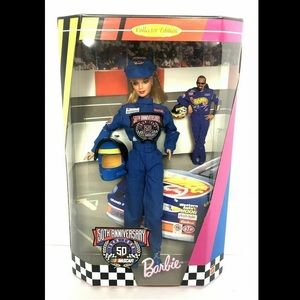 1998 NASCAR Barbie Doll 50th Anniversary CE MIB